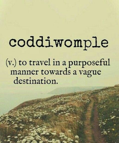 Coddiwomple. Uncommon Words, Word Nerd, Weird Words, Unusual Words, Rare Words, Word Definitions, Unique Words, Aesthetic Words, Word Of The Day