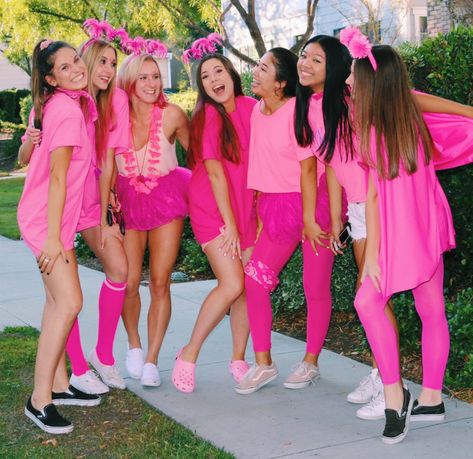 📍ladera ranch, california | 10.5.18 Pink Outfits Spirit Week, Pinkout Day Spirit Week, Pink Out Football Game Outfits Ideas, Pink Day Outfits Spirit Week, Pink Outfits Football Game, Football Pink Out Ideas, Pink Party Theme Outfit, Pink Out Spirit Day, Pink Out Theme Football Game