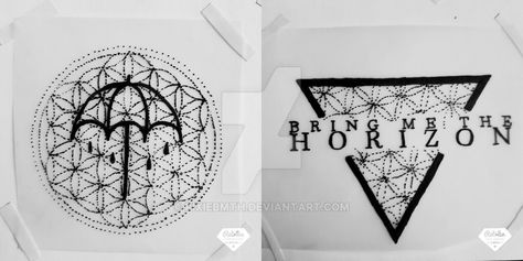 Bring me the horizon tattoo>>>I really like the left one New Tattoo Quotes, Bring Me The Horizon Tattoo, Horizon Tattoo, Bmth Tattoo, Pocket Watch Tattoos, Diy Tattoo Permanent, Best Tattoo Ever, Tattoo Diy, Small Quote Tattoos