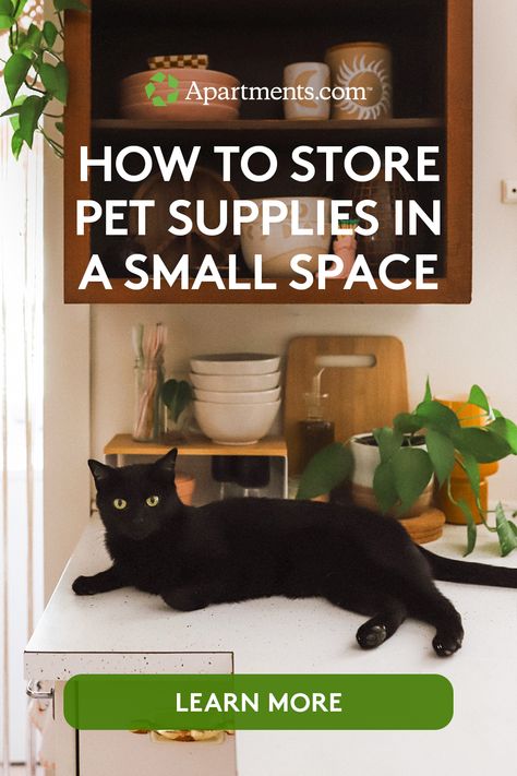 Click through to check out our tips for organizing pet supplies in your compact apartment. Pet Supplies Organization Ideas, Pet Supply Storage Ideas, Organize Pet Supplies, Pet Stuff Organization, Dog Supplies Organization, Renter Hacks, Pet Supplies Organization, Compact Apartment, Stroller Storage