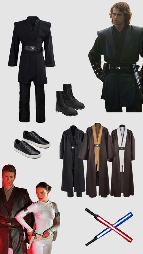 Anakin costume DIY https://www.amazon.com/shop/isa.jansen/list/17FKZZVDFQ9NE?ref_=aipsflist_aipsfisa.jansen Anakin Costume, Star Wars Costumes Diy, Disfraz Star Wars, Star Wars Halloween Costumes, Star Wars Halloween, Star Wars Anakin, Star Wars Outfits, Star Wars Costumes, Costume Diy