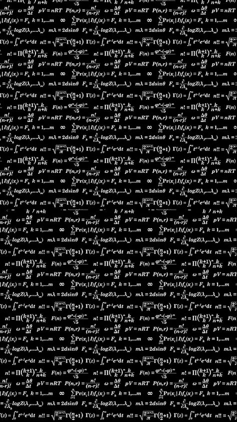 Physics And Mathematics Wallpaper, Maths Wallpapers, Theoretical Physics Aesthetic, Wallpaper Mathematics, Quantum Physics Wallpaper, Dark Science Aesthetic, Physics Aesthetic Wallpaper, Maths Formulas Wallpaper, Mathematics Wallpaper