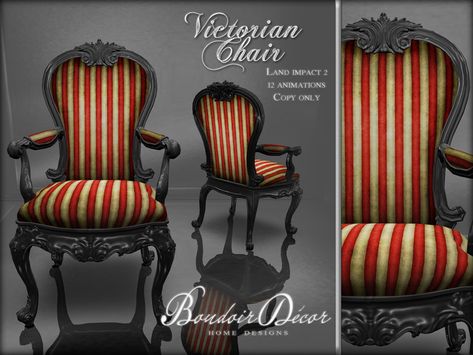 Victorian Circus, Circus Design, Victorian Chair, Window Display, Second Life, Furniture Makeover, Circus, Dining Room, Nursery