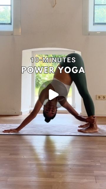 Sara Lyn | Yoga meets Martial Arts ☯️ on Instagram: "SAVE THIS 📌 to boost you energy level with this only ten minute Power Yoga sequence 🤸🏾‍♀️ Find the whole flow on the YouTube channel 💪🏽 You are craving for MORE ENERGY within your daily life? ⬇️  Get your daily dose of yoga & movement in our latest YOGA SUMMER CHALLENGE starting July 1st 💯 Sign up for daily yoga flows & unlimited access to all videos (also after the challenge) in the @solinstream app 📲 Don’t miss this out ➡️ Link in Bio ‼️  #poweryoga #poweryogaflow #poweryogaclass #yogaapp #strongyoga #strongyogi #strongyogis #yogaflows #yogaflowvideo #yogachallenges #fitnesschallenges" Power Yoga Sequence, Yoga Flow Video, Yoga Flow Sequence, Yoga App, Yoga Flows, Workouts Yoga, Warrior Workout, Yoga Movement, Summer Challenge