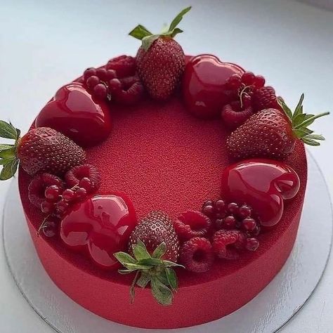 Chocolate Cake Toppers, Fresh Fruit Cake, Fruity Cake, Chocolate Raspberry Cake, Amazing Desserts, Raspberry Cake, Summer Cakes, St Valentin, Cooking Recipes Desserts