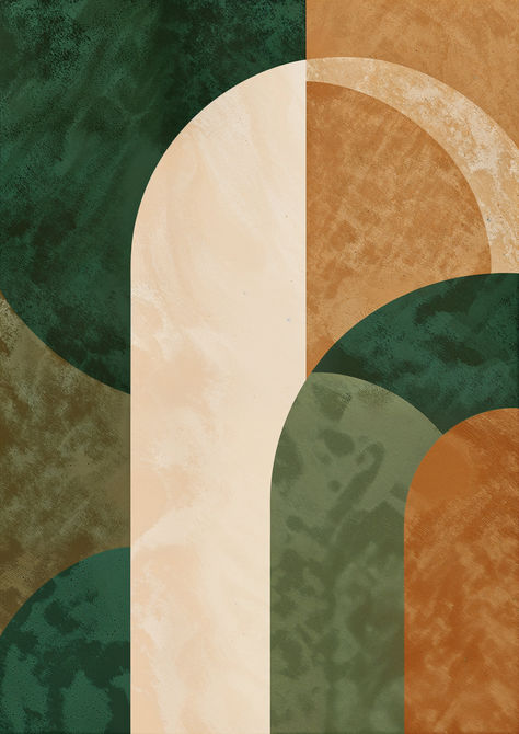 Soothe your senses with 'Earthy Arches'—a minimalist abstract vector art featuring peaceful arches in calming earth-tones, inspired by the grounded essence of nature. Green Earthy Colour Palette, Natural Design Elements, Nature Palette Earth Tones, Earth Palette Colors, Earth Tones Mood Board, Calm Color Pallete, Poster Colour Palette, Earthy Colours Palette, Earth Tones Branding