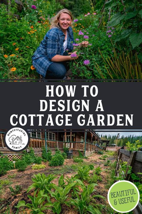 Herb Garden Design, Cottage Garden Plan, Homesteading Family, Medicine Garden, Cottage Garden Plants, Cottage Garden Design, Garden Design Layout, Culinary Herbs, Tea Garden