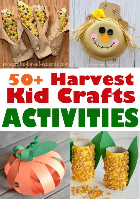 Make fun harvest kid crafts. apple activity fall activity - kid activity #preschool #craftsforkids amorecraftylife.com Harvest Crafts For Kids, Preschool Harvest, Høstaktiviteter For Barn, Harvest Activities, Harvest Crafts, Preschool Crafts Fall, November Crafts, Crafts Fall, Fall Preschool Activities