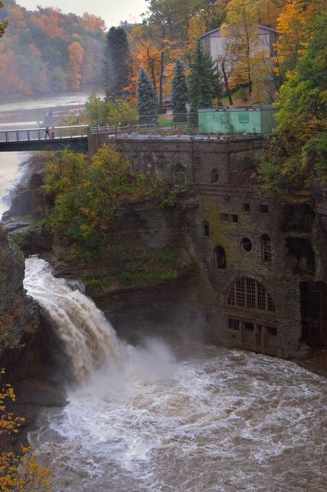 Waterfall near Cornell University, Ithaca, NY Ithaca Falls, Ny Travel, Finger Lakes Ny, Lake George Village, Summer Vacation Spots, Ithaca Ny, Cheap Flight, Cheap Flight Tickets, Cornell University