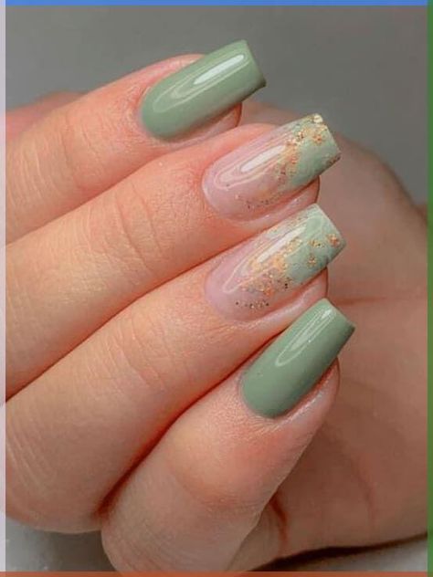 Mint Green Nail Designs, Forest Green Nails, Sage Green Nails, Mint Green Nails, Mint Nails, Nail Art Stripes, Green Nail Art, Green Nail Designs, Galaxy Nails