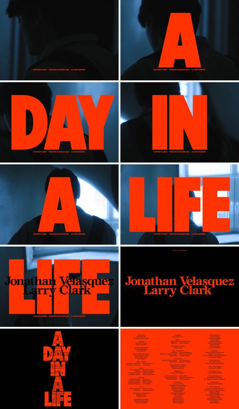 “A matter of time and rhythm, space and composition”: Quentin Coulombier on the art of designing film titles Noir Poster Design, Noir Film Poster, Film Branding, Day In A Life, Art Of The Title, Poster Grafico, Larry Clark, Matter Of Time, Movie Covers