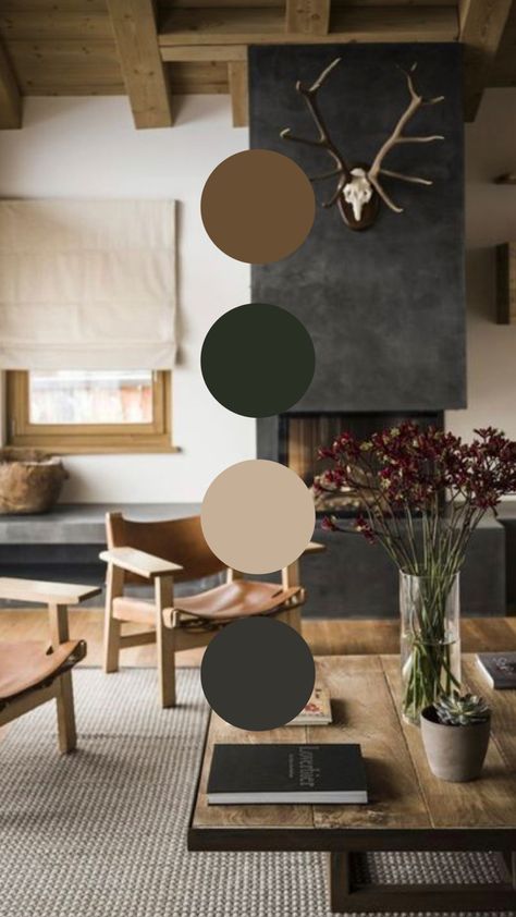 Color Palette Aesthetic | Earth Tones | Interior Design Inspiration Earthy Colour Palette Earth Tones, Earth Tone Home Color Palette, Earth Tone Primary Bedroom, Earth Tone Color Palette Whole House, Earthy Home Palette, Cool Tone House Interior, Office Space Color Palette, Bedroom Design Earth Tones, Color Palette Home Design