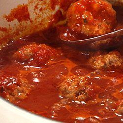 Light And Fluffy Meatballs, Martha Stewart Meatballs, Fluffy Meatballs, June Recipes, Sara Moulton, Mediterranean Foods, Meatball Dinner, Italian Tomato Sauce, Meatball Sauce