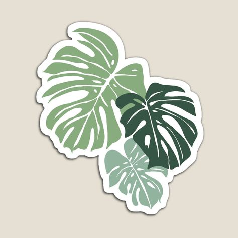 Aesthetic Leaves Stickers Printable, Journal Printables Stickers Aesthetic Hd, Leaves Stickers Printable, Monstera Sticker, Leave Sticker, Aesthetic Leaves, Leaves Stickers, Leave Design, Sticker Design Inspiration