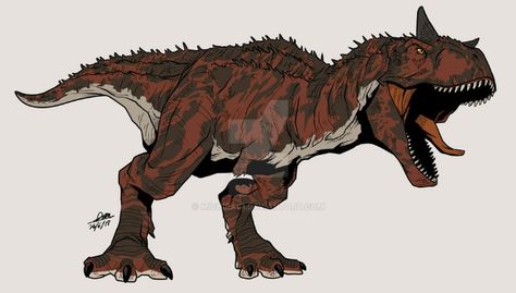 Carnotaurus Art, Dinosaur Sketch, Fallen Kingdom, Dinosaur Images, Jurassic World Fallen Kingdom, Dinosaur Drawing, Dinosaur Pictures, Dinosaur Illustration, Jurassic World Dinosaurs