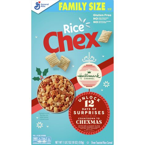 Rice Chex Gluten Free Breakfast Cereal, Homemade Chex Mix Ingredient, Family Size, 18 OZ - Walmart.com Chex Mix Ingredients, Chex Mix Original, Chex Mix Recipes Original, Rice Breakfast, Original Chex, Homemade Chex Mix, Wheat Chex, Recipes Rice, Corn Chex