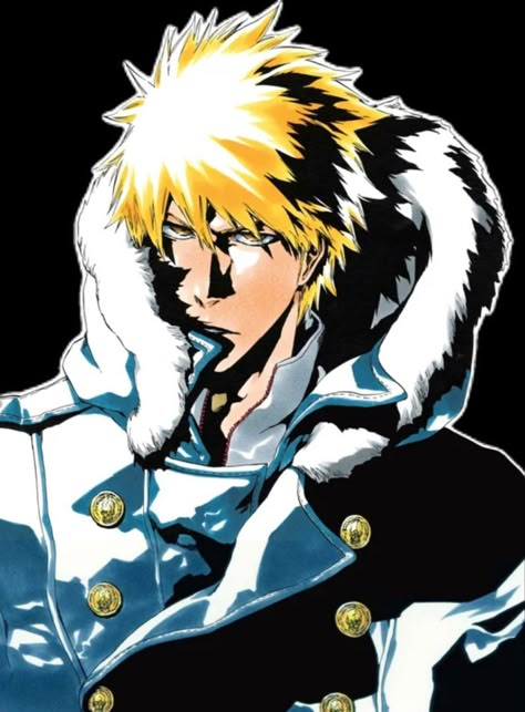 Ichigo Drip, Bleach Manga Art, Vasto Lorde, White Hair Anime Guy, Sporty Shirt, Bleach Drip, Trippy Pictures, White Hair Anime, Magazine Japanese