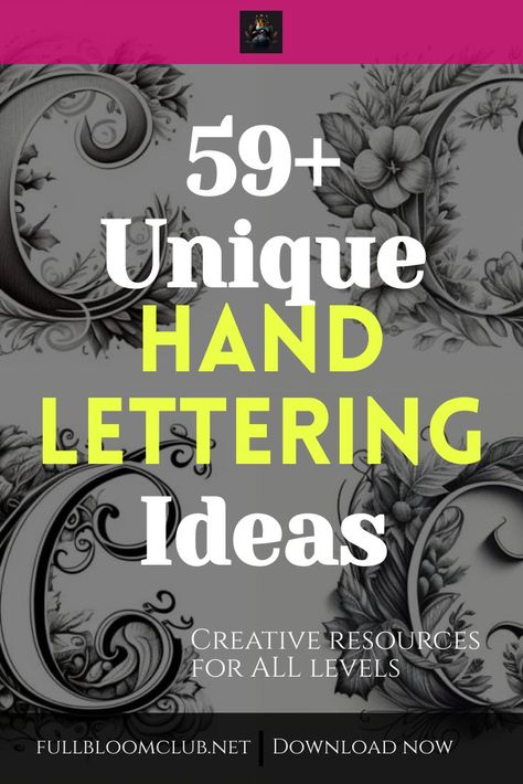 Incredible Hand Lettering Resources Logos, Fancy Writing Styles, Hand Lettering Ideas, Fancy Fonts Alphabet, Freehand Lettering, Hand Lettering Alphabet Fonts, Scary Font, Alfabet Font, Doodle Font