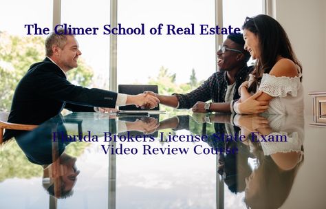 Pass Your Florida Broker's License State Exam on your next try with our Online Video Review Course for Brokers www.BrokerVideoReviewClass.com 407-822-3926 #ClimerSchool #RealEstate #BrokersLicense Licence Test, Real Estate School, Exam Review, Video Online, Cool Gifs, Florida