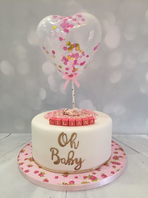 Baby shower, welcome baby cake Welcome Home Baby Cake, Welcome Cake, Welcome Baby Cake, Welcome Home Cakes, Cakes Design, Pinterest Cake, Welcome Home Baby, Balloon Cake, Baby Cakes