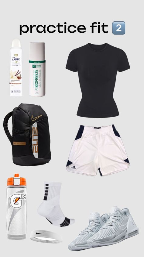 #basketball #basketballfit Summer Nike Outfits, Volleyball Outfits Aesthetic, Basketball Game Outfit Women, Vollyball Outfits, Basketball Game Outfit, Volleyball Outfit, Cute Sporty Outfits, Trendy Boy Outfits, Cute Nike Outfits