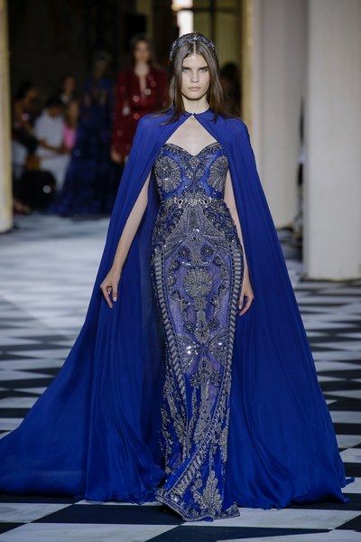 See the full Fall 2018 haute couture collection from Zuhair Murad. Zuhair Murad Haute Couture, Blue Gown, Zuhair Murad, Couture Gowns, Gorgeous Gowns, Fall 2018, Couture Collection, Beautiful Gowns, Couture Dresses