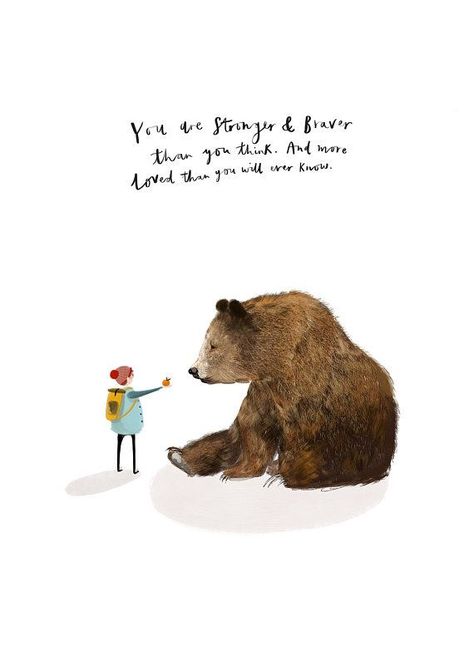 Bold Art Print, Wall Art Uk, Childrens Wall Art, Bear Illustration, Cool Wall Art, Bold Art, Encouragement Gifts, Motivational Wall, Motivational Wall Art