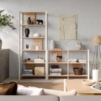 Shelving Furniture - Shelves for Storage - IKEA White Shelving Unit, Ikea Living, Billy Ikea, Ikea Organization Hacks, Combination Color, Cube Storage Unit, Studio Loft, Ikea Bookshelves, Easy Ikea Hack