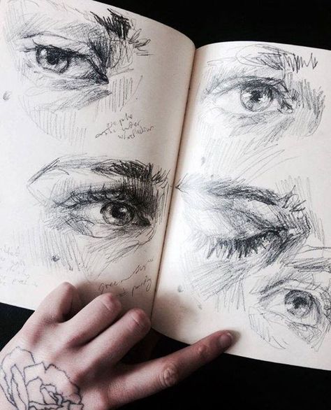 Photo Drawings Of Eyes, Elly Smallwood, Travel Journal Pages, Drawing Eyes, Drawing Faces, Pencil Sketches, Art Diary, Gcse Art, Arte Sketchbook