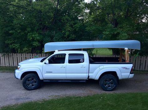 Needed an easier way to transport the canoe. Made a cedar rack for the back of a pickup. Check out the full project http://ift.tt/2bXiUGl Don't Forget to Like Comment and Share! - http://ift.tt/1HQJd81 Man Crafts, Car Ford, Ford Ranger, The Back, Ups, Don't Forget, Pick Up, Diy Projects, Van