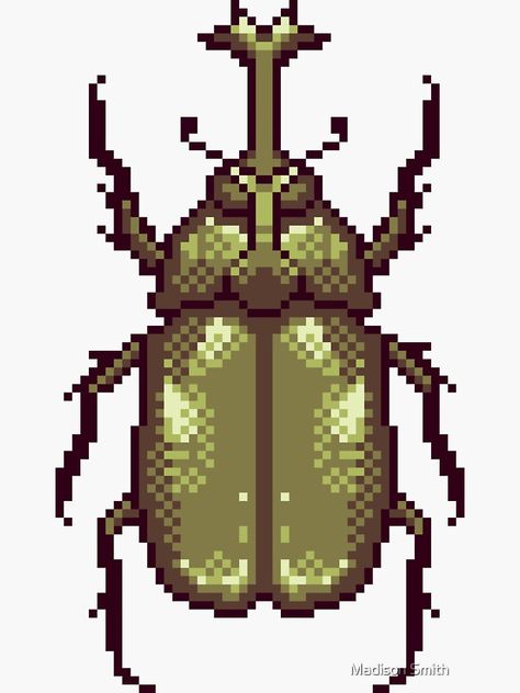 Rhino Beetle, Beetle Art, Stag Beetle, Iron Beads, Pixel Art Design, Bead Ideas, Inexpensive Gift, Perler Bead, Perler Beads