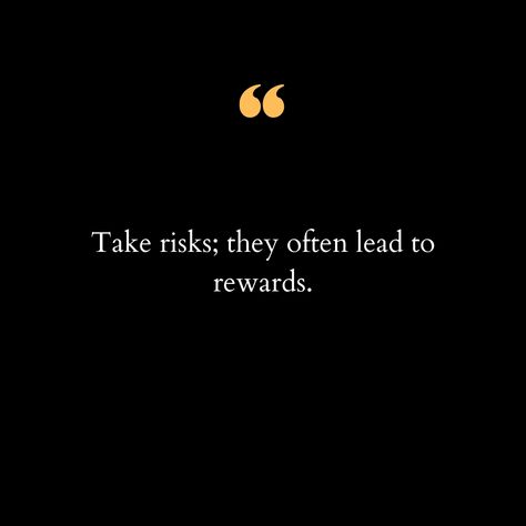 Life is a grand adventure, and at its heart, it's about taking risks. It's about stepping outside of your comfort zone, embracing the unknown, and chasing after your dreams with unwavering determination. 🌟 Every risk we take, whether big or small, carries with it the potential for growth, learning, and incredible rewards. It's in those moments of uncertainty and daring that we discover our true strengths and capabilities. So, dare to take risks—not reckless ones, but calculated, thoughtful l... Chance Quotes, Taking Risks, True Strength, Take Risks, People Quotes, The Unknown, Comfort Zone, Pretty Words, The Journey