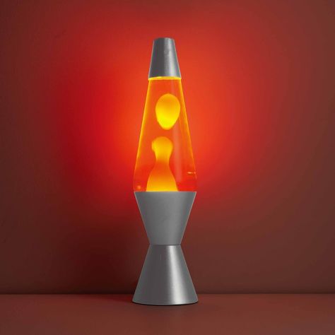 Lava Lamp - Kmart Orange Lava Lamp, Lava Lamp Aesthetic, Bd Gifts, Lamp Lava, Pastel Bedroom, Lava Lamps, Clear Liquids, Aluminum Bottle, Sensory Room