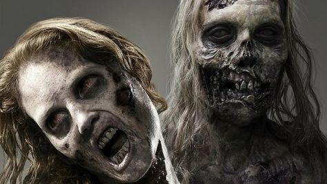 Season 7 of THE WALKING DEAD Gets A New Trailer, Key Art | Nerdist Zombies The Walking Dead, Walking Dead Wallpaper, Daryl And Rick, Walking Dead Zombies, Talking To The Dead, The Walking Dead Tv, Dead Zombie, Zombie Makeup, Fear The Walking