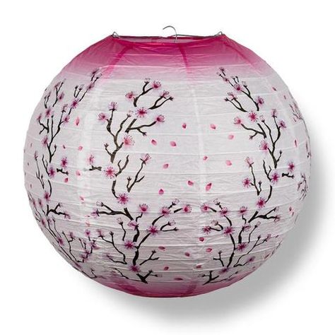 Cherry Blossom Party, Pink Cherry Blossom Tree, Paper Lanterns Party, Japanese Party, Cherry Blossom Theme, Dibujos Toy Story, Japanese Paper Lanterns, Cherry Blossom Print, Cherry Blossom Wedding