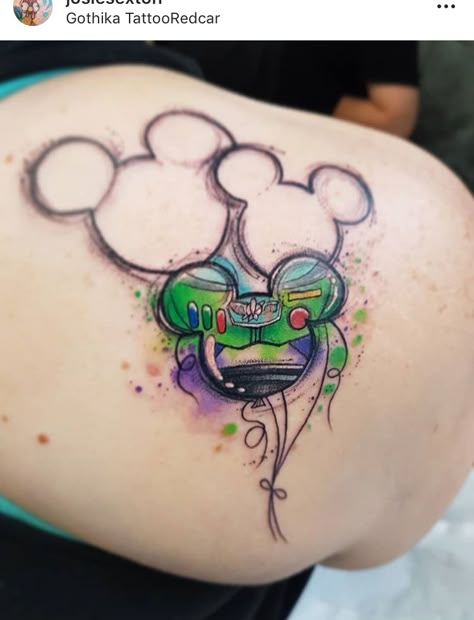 Mom Tattoos Disney, Disney Hand Tattoos For Women, Disney Tattoos Friends, Disney Tattoos Color, Disney Mom Tattoo Ideas, Disney Mother Tattoos, Mother And Son Disney Tattoos, Traditional Disney Tattoo Ideas, Disney Mum Tattoo