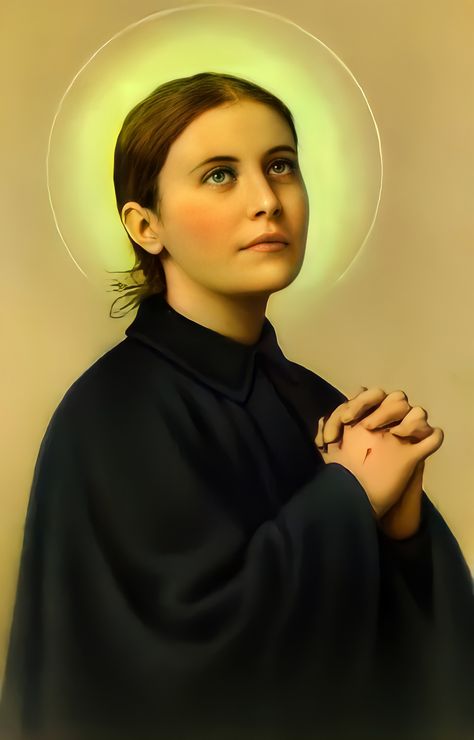 Saint Gemma Galgani, Sm Picture, Saint Gemma, St Gemma, St Gemma Galgani, Secret Society Symbols, Gemma Galgani, Tate St Ives, Bible Tattoos