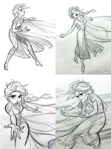 Disney Character Sketches, Disney Art Style, Frozen Art, Disney Sketches, Disney Concept Art, Character Sketches, Frozen Elsa, Art Characters, Character Design Animation