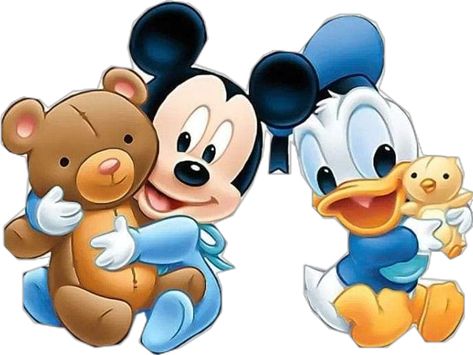 Disney World With Toddlers, Disney Characters Mickey Mouse, Baby Cartoon Characters, Baby Disney Characters, Moana Disney, Disney Clipart, Mickey Baby, Baby Looney Tunes, Baby Mickey Mouse