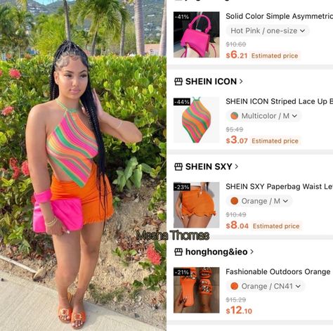 Cruise Shein Outfits, Shein Cruise Outfits, Cruise Outfits Shein, Shein Outfits Summer 2024 Baddie, Cruise Outfits Black Women, Vacation Outfits Shein, Bahamas Outfit Ideas, Shein Vacation Outfits, Cruise Fits