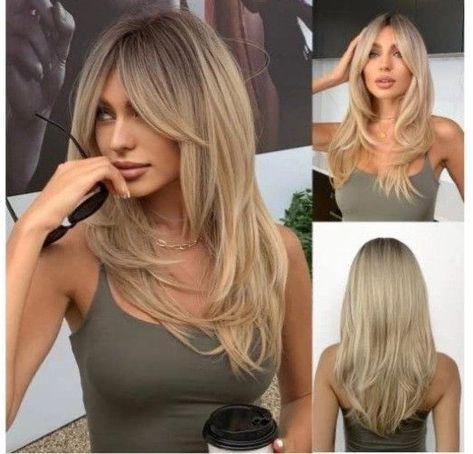 Caramel Highlights, Trendy Bob, Kadeřnické Trendy, Vlasové Trendy, Hairstyles For Layered Hair, Blonde Hair Inspiration, Haircuts Straight Hair, Short Hairstyle, Haircuts For Long Hair