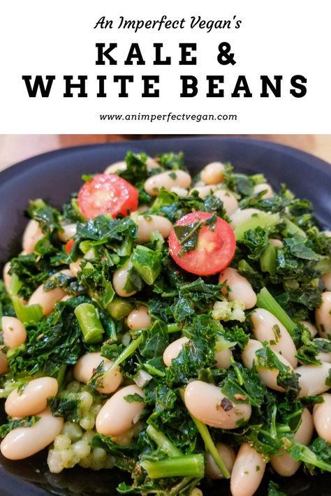 Recipe Using Kale, White Bean Recipes, Chopped Kale, Savory Sides, Slow Cooker Breakfast, Eating Fresh, Kale And Spinach, Kale Recipes, Quick Dinners