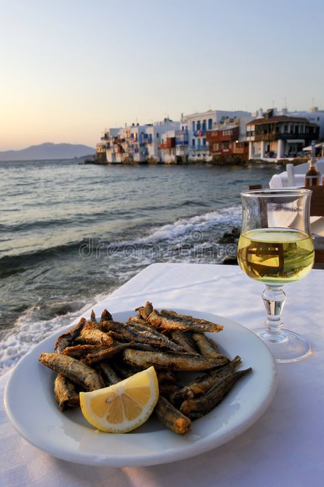 Greek Food and Wine with. Greek Food and Wine in a sunset restaurant with Little , #AD, #Wine, #Food, #Greek, #sunset, #background #ad Grecia Santorini, Sunset Restaurant, Greek Wine, Mykonos Island, Greek Restaurants, Mykonos Greece, Greek Food, Santorini Greece, Luxury Yachts