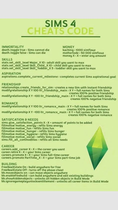 #sims4 #sims #cheats #sims4cheats Sims 4 Cheats Codes, Sims Cheats, Toddler Skills, Sims 4 Cheats, Cheat Codes, Sims 4 Mods, Sims 3, The Sims, Sims 4