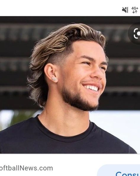 Millet Hairstyle Men, Faded Long Hair Men, Mens Mullet Styles, Mens Haircut Combover, Mens Hair Growing Out Stages, 2024 Guy Haircuts, Men’s Modern Mullet Straight Hair, Faded Mullet Men Straight Hair, Professional Haircuts For Work