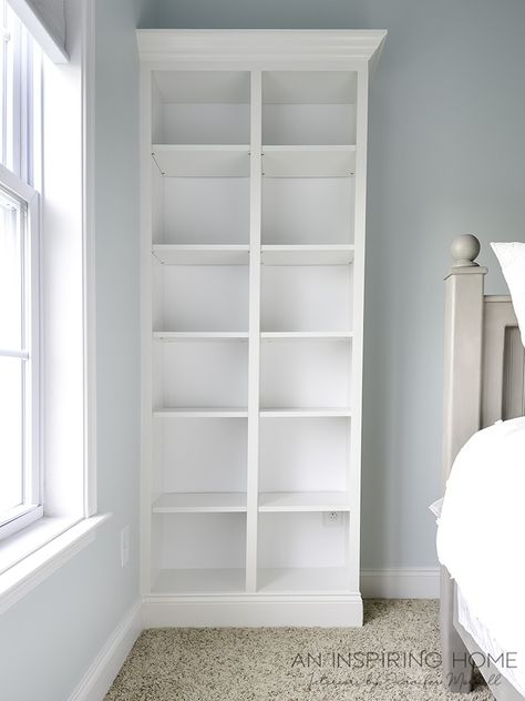 Diy Built In Bookcase, Teen Bookshelf, Built In Bookshelf, Girls Bookshelf, Bookshelves For Small Spaces, Wide Bookshelf, Billy Ikea, Most Pinned, Billy Bookcases