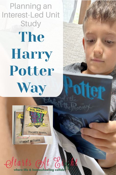 This is an interest-led Harry Potter Unit Study. It includes reading all the books along with engaging in all subjects through a Harry Potter lens, except for math. Harry Potter Unit Study Free, Harry Potter Unit Study, Literature Unit Studies, Homeschool Elementary, School Week, Grammar Practice, Print Planner, Student Notebooks, Unit Studies