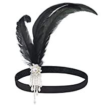 Check this out! 1920s Makeup, Gatsby Accessories, Gatsby Hair, Flapper Headpiece, Gatsby Headband, Flapper Headband, Glitter Headbands, Steampunk Corset, Black Makeup