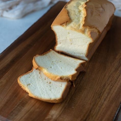 Dairy Free Cloud Bread Loaf - Sugar-Free Mom Cloud Bread Loaf, Dairy Free Cloud Bread, Protein Sparing Modified Fast, Egg White Protein Powder, Cloud Bread, Low Carb Sweeteners, Free Cloud, Easy Taco, Bread Loaf