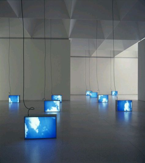 IFP - Promised Land (1992) Retro Monitor, Tv Installation, Promised Land, Installation Design, Video Installation, Art Installations, Sculpture Installation, Light Installation, Land Art